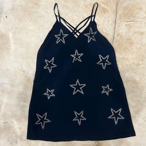 Navy Star Sequin Dress
